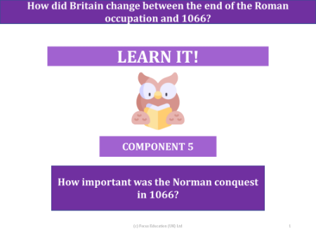 How important was the Norman conquest in 1066? - Presentation