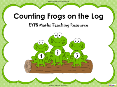 Counting Frogs on the Log - PowerPoint