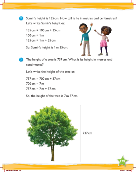 Max Maths, Year 3, Learn together, Converting between centimetres and metres, and between metres and kilometres (2)