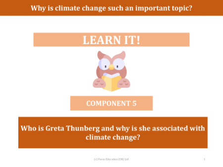 Who is Greta Thunberg and why is she associated with climate change? - presentation