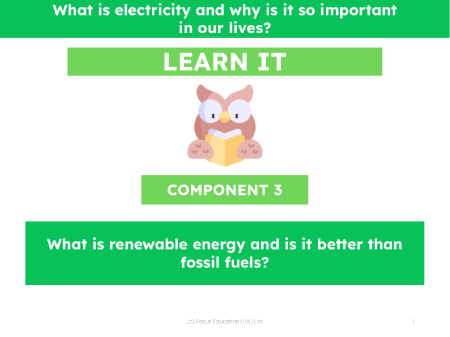 What is renewable energy and is it better than fossil fuels? - Presentation