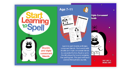 Learn To Spell Double And Triple Consonant Blends: Learn To Spell With Phonics (7-11)