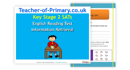 KS2 SATs English Reading Information Retrieval