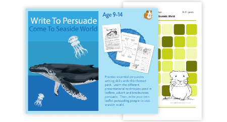 Write To Persuade: Come To Seaside World (9-14 years)