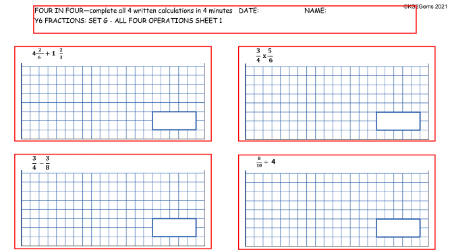 Set G All Four Operations