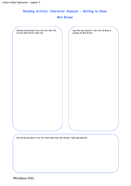 2. Character Analysis Mrs Brown and Judy