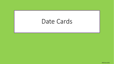 Date Cards