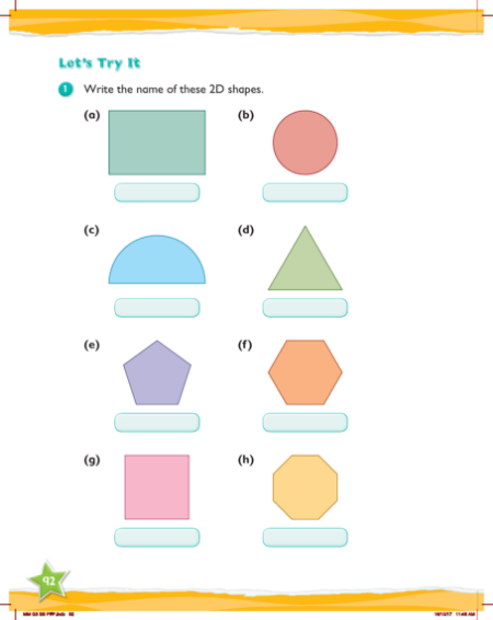 Try it, Regular and irregular 2D shapes (1)