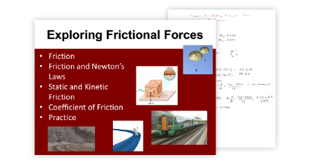 Exploring Frictional Forces