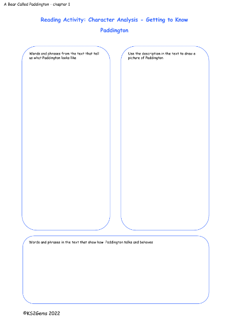 2. Character Analysis Paddington and Mr Brown