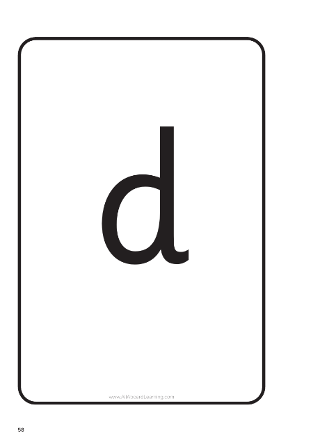 "d" grapheme cards - Resource 