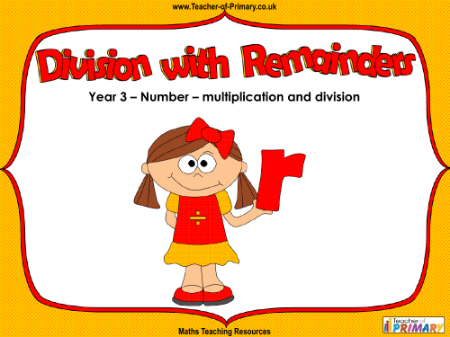 Division with Remainders - PowerPoint