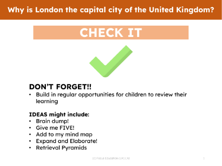 Check it! - London - 2nd Grade