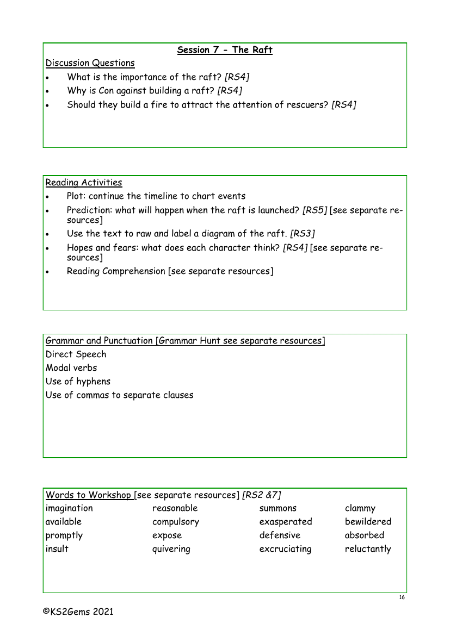 The Explorer - Session 7: The Raft