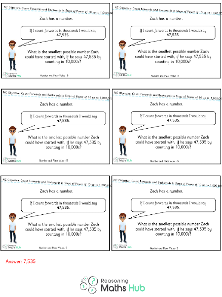 Count Forwards And Backwards In Steps Of Power 3 - Reasoning