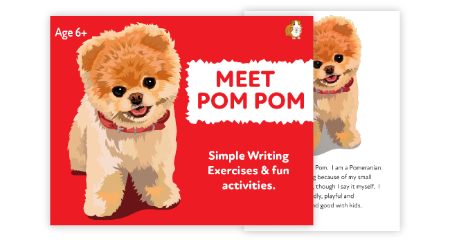 ‘Meet Pom Pom’ A Fun Writing And Drawing Activity (4 years +)
