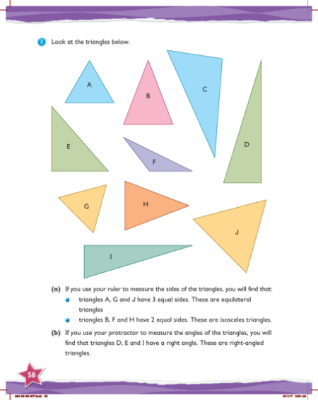 Max Maths, Year 5, Learn together, Triangles review (2)