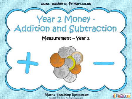 Year 2 Money - Addition and Subtraction - PowerPoint