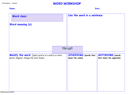 4. Word Workshop