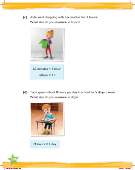 Max Maths, Year 3, Learn together, Units of time (2)