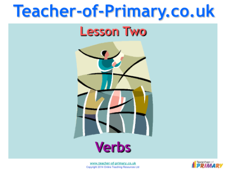 Descriptive Writing - Lesson 2 - Verbs PowerPoint