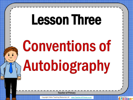 Conventions of Autobiography Powerpoint