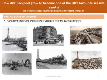 How has Blackwood changed? - Blackpool - Year 5