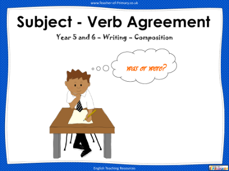 Subject - Verb Agreement - PowerPoint