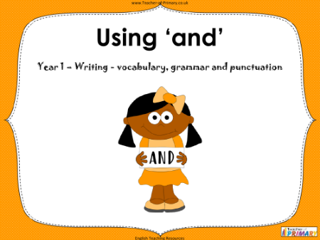 Using 'and' - PowerPoint
