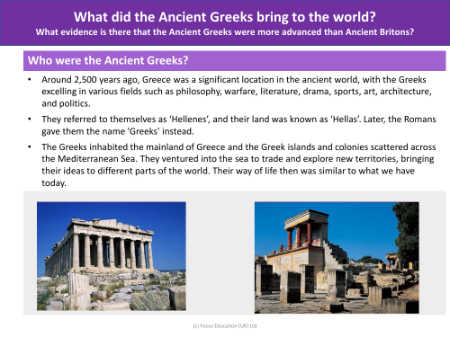 Who were the Ancient Greeks? - Info sheet
