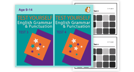 Test Your English Grammar And Punctuation Skills -  Test 3 and Test 4 (9-14 years)