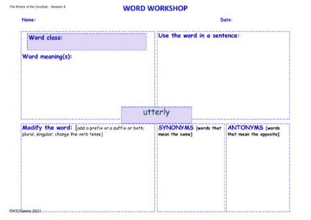 7. Word Workshop