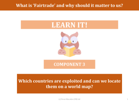 Which countries are exploited and can we locate them on a world map? - Presentation