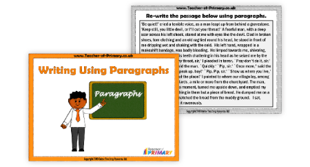 Writing Using Paragraphs
