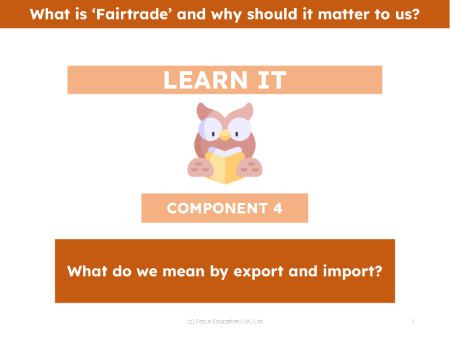 What do we mean by export and import? - Presentation