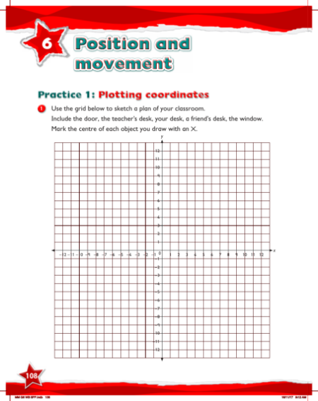 Max Maths, Year 6, Work Book, Plotting coordinates