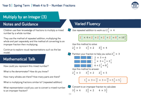 Multiply by an Integer (3): Varied Fluency