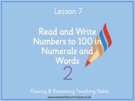 Place value - Read and write numbers to 100 in numerals and words - Presentation