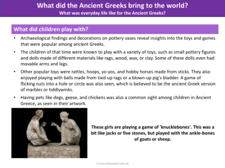 Games of the Ancient Greeks - Info sheet