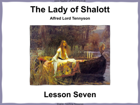 The Lady of Shalott - Lesson 7 - Metaphors PowerPoint