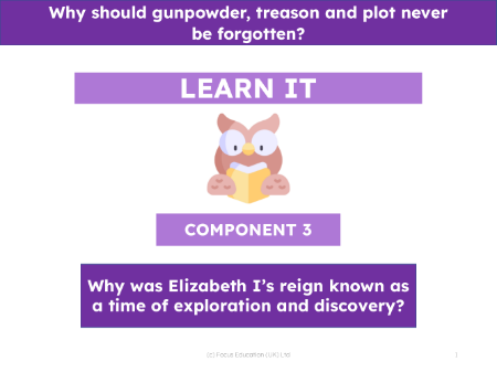 Why was Elizabeth I's reign known as a time of exploration and discovery? - Presentation