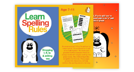 Learn Spelling Rules: Forming Plurals By Dropping 'f', 'ff', 'fe' And Adding 'ves'