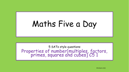 Calculations - Properties of number 1