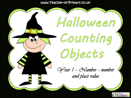 Halloween Counting Objects - PowerPoint