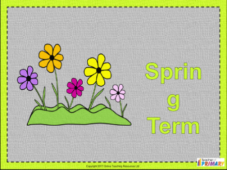 Spellings Dictation 4th Grade and 5th Grade - Spring Term - Answers PowerPoint