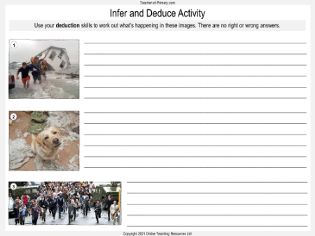 Infer and Deduce - Worksheet