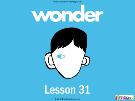 Wonder Lesson 31: In Science - PowerPoint