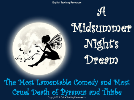 The Most Lamentable Comedy and Most Cruel Death of Pyramus and Thisbee - Powerpoint