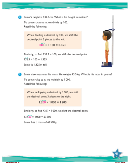 Learn together, Converting between units of measurement (2)
