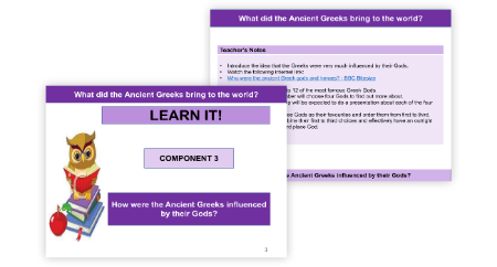 How were the Ancient Greeks influenced by their Gods?